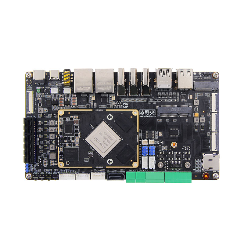 Rockchip RK3588 มาเธอร์บอร์ดคอมพิวเตอร์บอร์ดเดี่ยว